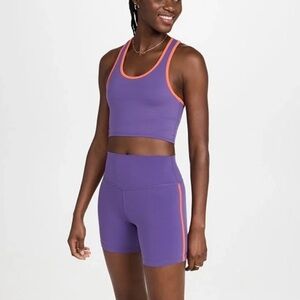 SPLITS Purple and Orange Activewear Set